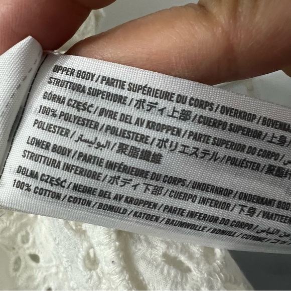 Womens White Lace Eyelet Embroidered Cottagecore Festival Romantic Tank Cami Top - Picture 10 of 13